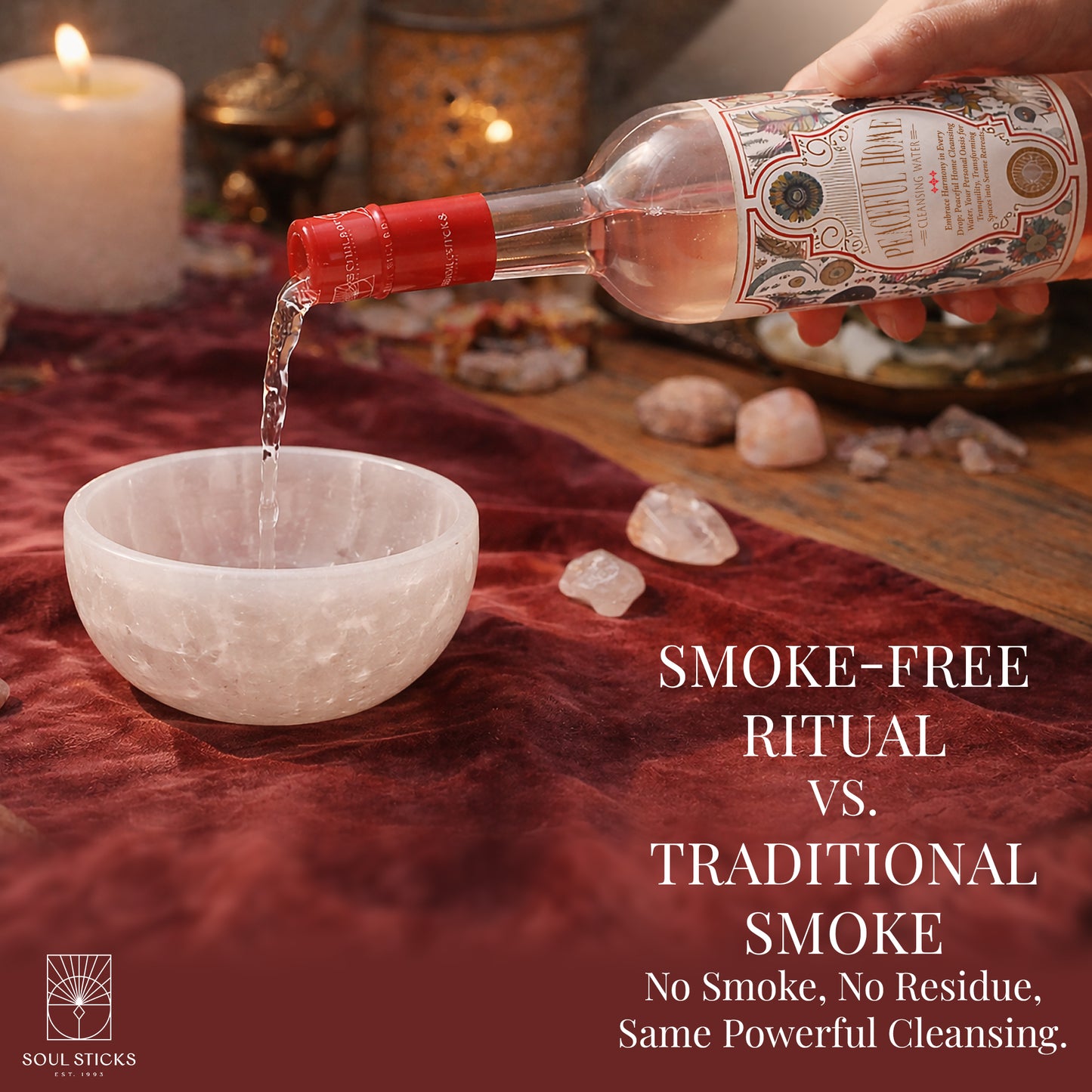 Soul Sticks Peaceful Home Spiritual Cleansing Water, 7.5 oz