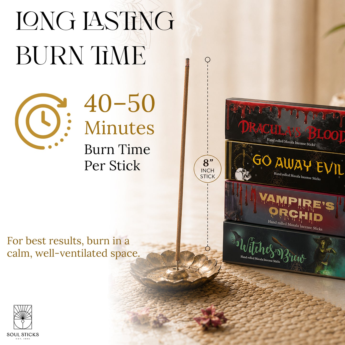 Soul Sticks, Enchanted Night Masala Incense Sticks Variety Pack
