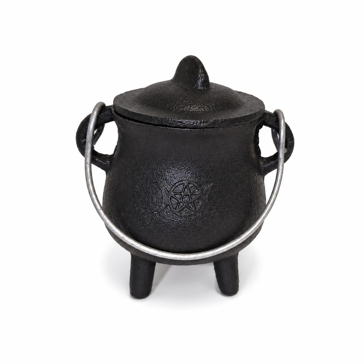 Cauldron 3.5" Pentacle and Moon