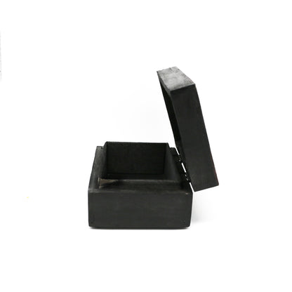 Natural wood box designed for rituals, crystals, or small personal items.