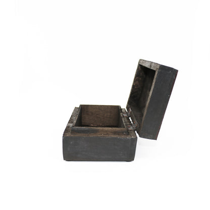 Natural wood box designed for rituals, crystals, or small personal items.