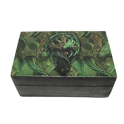 Natural wood box designed for rituals, crystals, or small personal items.