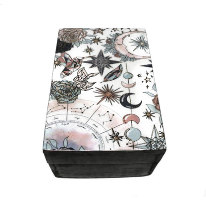 Natural wood box designed for rituals, crystals, or small personal items.