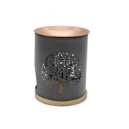 Decorative incense and oil burner for home, ritual, or spiritual practice.