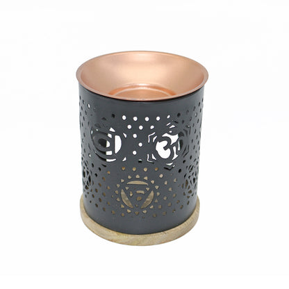 Decorative incense and oil burner for home, ritual, or spiritual practice.