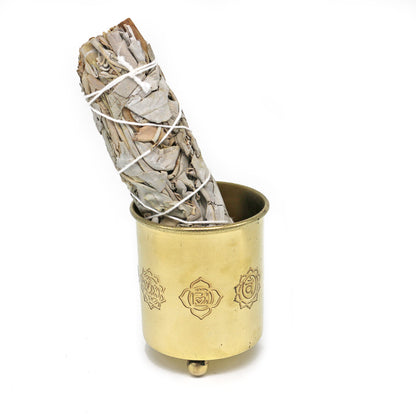 Decorative ritual burner for aromatherapy, spiritual cleansing, and sacred space use