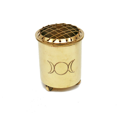 Decorative ritual burner for aromatherapy, spiritual cleansing, and sacred space use