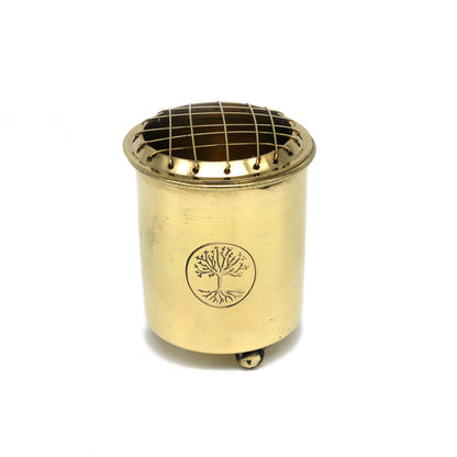 Decorative ritual burner for aromatherapy, spiritual cleansing, and sacred space use