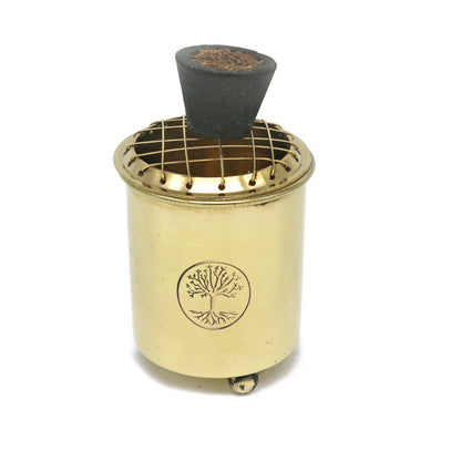 Decorative ritual burner for aromatherapy, spiritual cleansing, and sacred space use