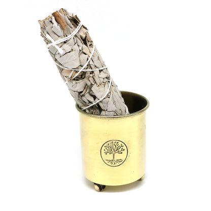 Decorative ritual burner for aromatherapy, spiritual cleansing, and sacred space use