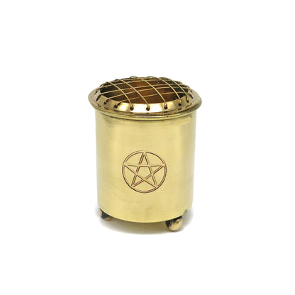 Decorative ritual burner for aromatherapy, spiritual cleansing, and sacred space use