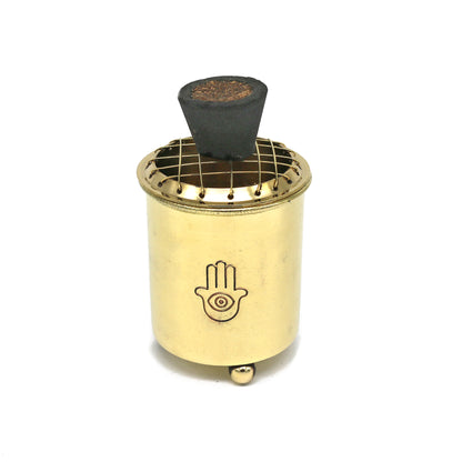 Decorative ritual burner for aromatherapy, spiritual cleansing, and sacred space use