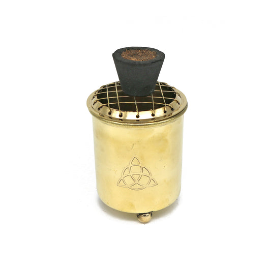 Decorative ritual burner for aromatherapy, spiritual cleansing, and sacred space use
