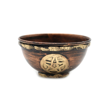Decorative smudge bowl for spiritual rituals, home purification, and sacred space creation.