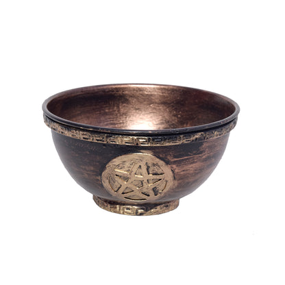 Decorative smudge bowl for spiritual rituals, home purification, and sacred space creation.
