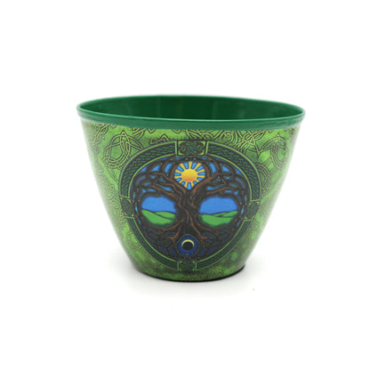 Decorative incense and oil burner for home, ritual, or spiritual practice.