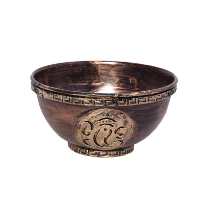 Decorative smudge bowl for spiritual rituals, home purification, and sacred space creation.