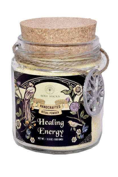 Colored ritual powder designed for cleansing, manifestation, and energy rituals.