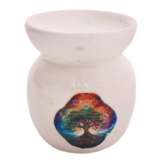 Eternal Tree Ceramic Oil Burner 3"