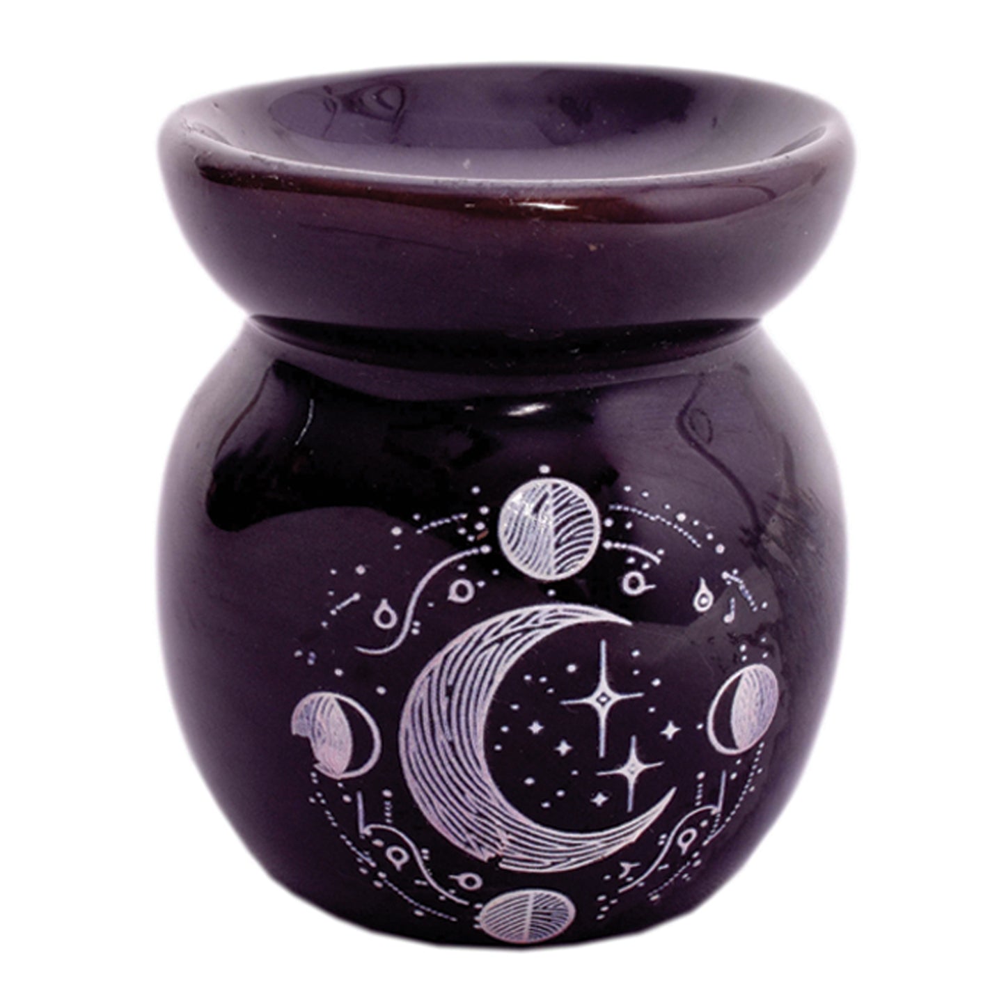 Lunar Journey Ceramic Oil Burner 3"