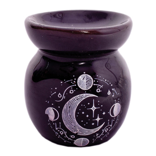 Lunar Journey Ceramic Oil Burner 3"