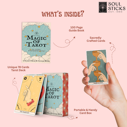 Set of spiritual cards with mystical artwork and messages.