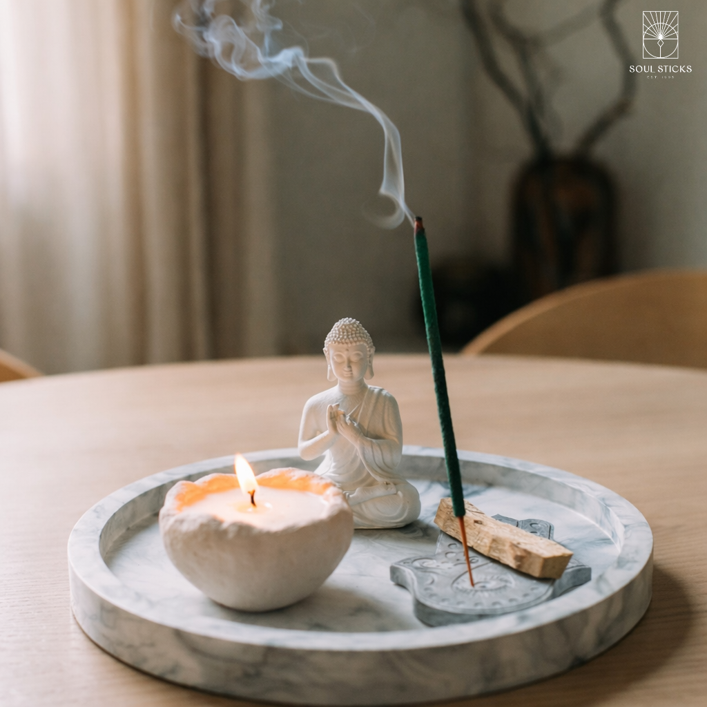 Espiritu del Universo Frankincense & Patchouli Resin Rolled Incense Sticks