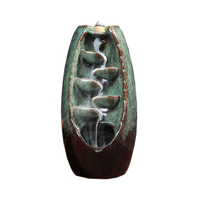 Decorative incense and oil burner for home, ritual, or spiritual practice.