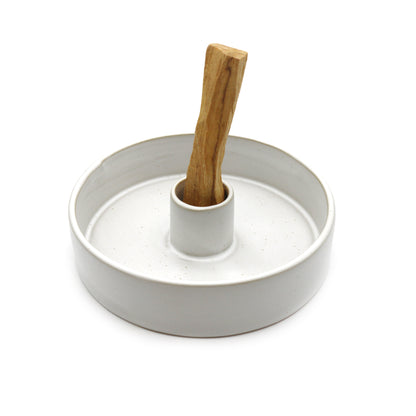 Decorative incense and oil burner for home, ritual, or spiritual practice.