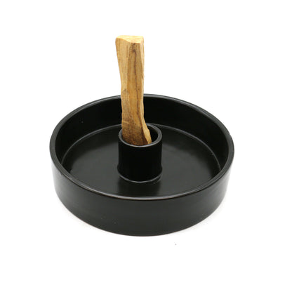 Decorative incense and oil burner for home, ritual, or spiritual practice.
