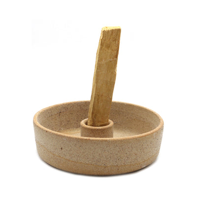 Decorative incense and oil burner for home, ritual, or spiritual practice.
