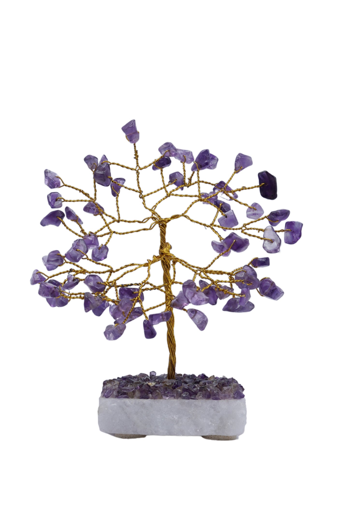 Amethyst Stone Crystal Tree (60 Beads)