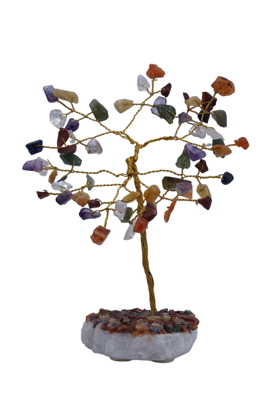 7 Chakras Stone CrystalTree (60 Beads)