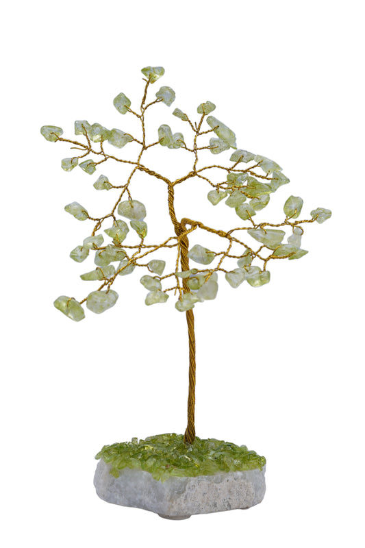 Peridot Stone Crystal Tree (60 Beads)