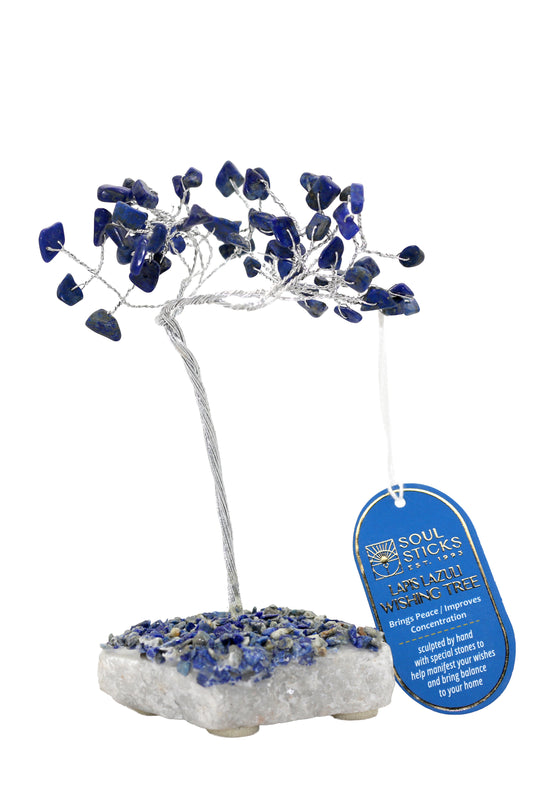 Lapiz Lazuli Crystal Tree (60 Beads)