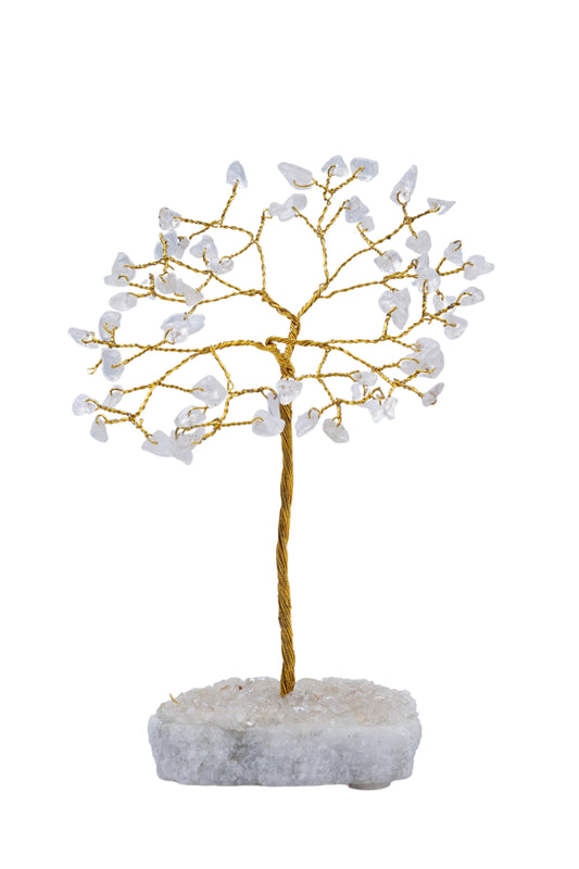 Clear Quartz Stone Crystal Tree (60 Beads)