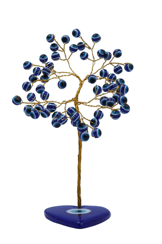 Evil Eye Stone Crystal Tree (60 Beads)