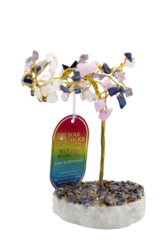 Love And Harmony Stone Crystal Tree (60 Beads)