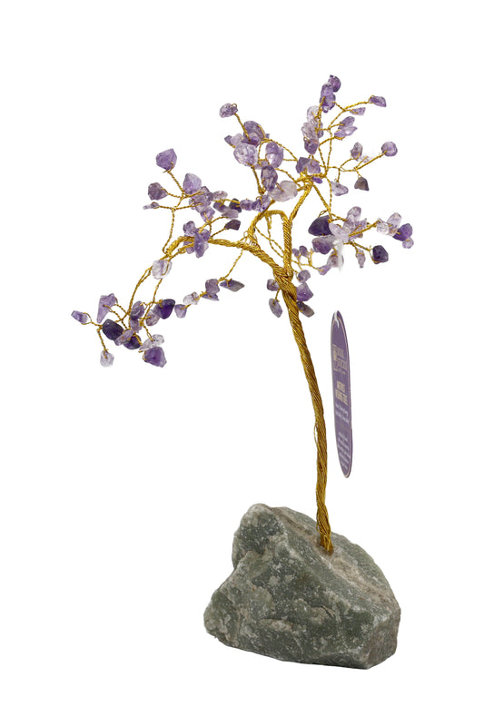 Amethyst Quartz Crystal Tree (100 Beads)