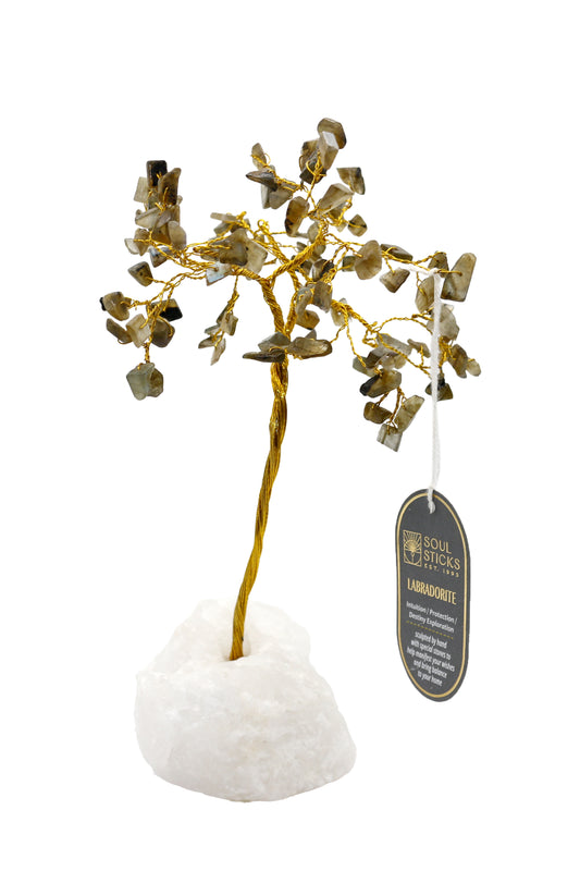 Labradorite Crystal Tree (100 Beads)