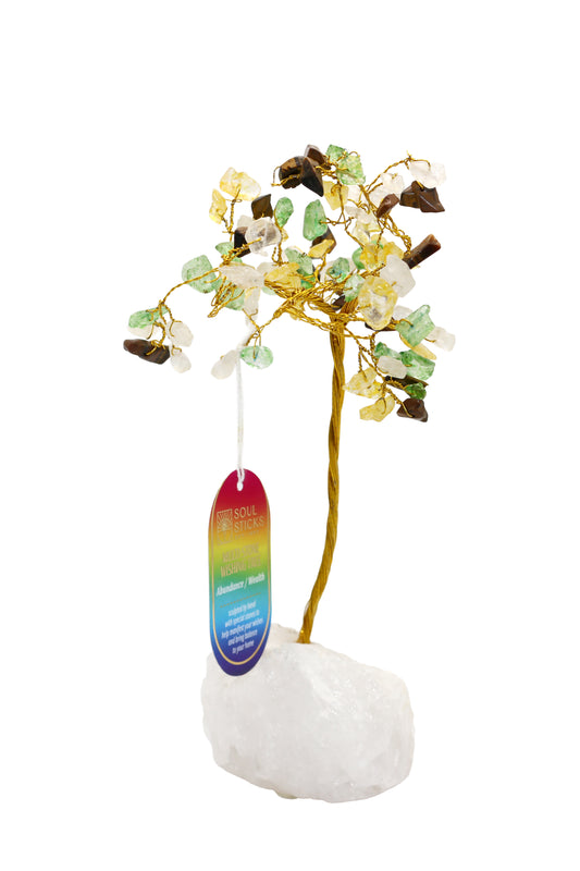 Abundance and Wealth Crystal Tree (100 Beads)