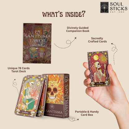 Set of spiritual cards with mystical artwork and messages.