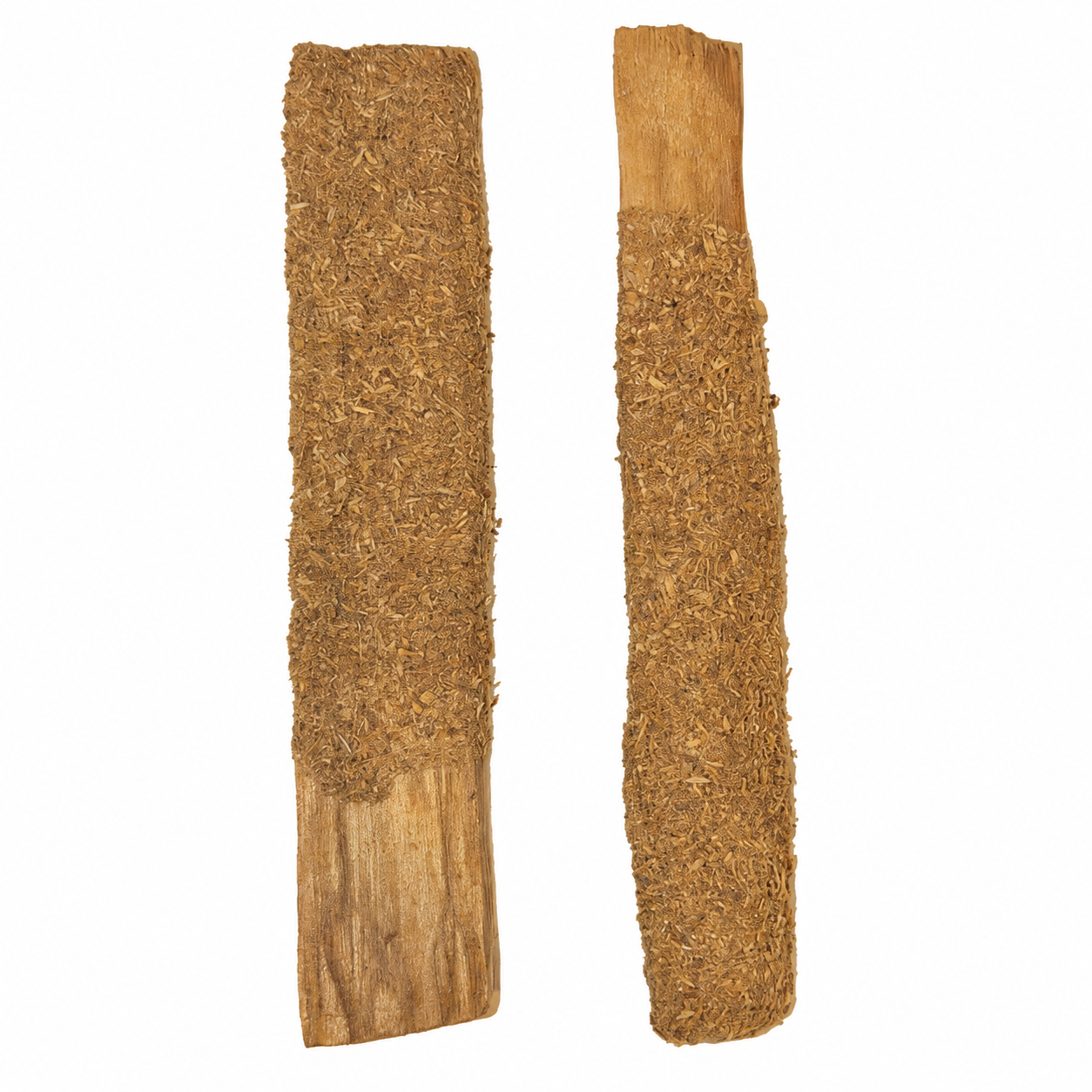 Palo Santo dipped with palo santo on a white background