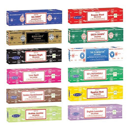 Assorted aromatic incense for rituals, relaxation, and enhancing spiritual wellness.