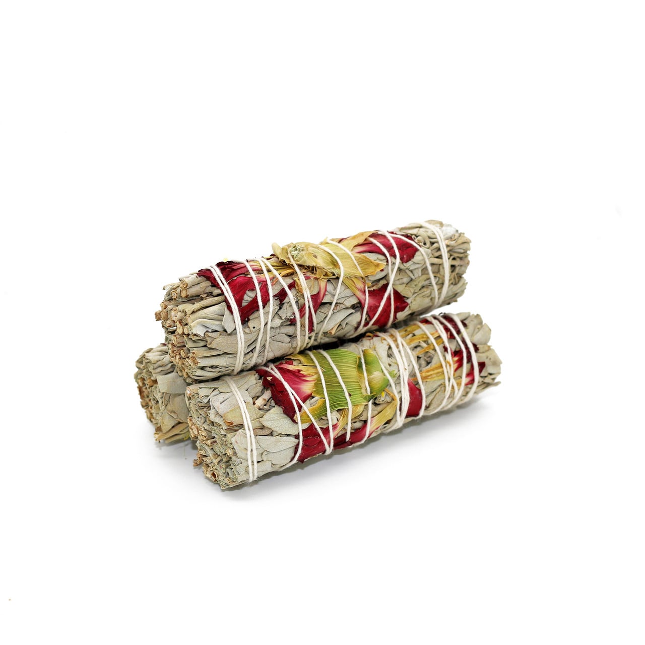 Spring Morning Floral Sage Smudge Sticks with Smudge Guide (3 PK)