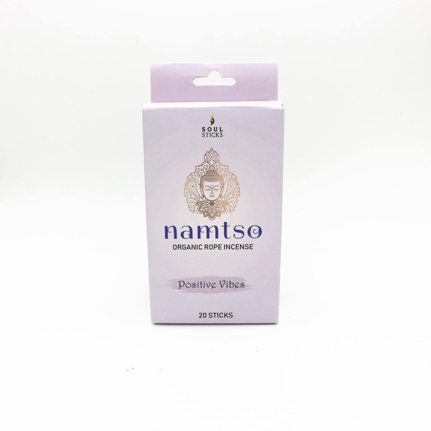 Namtso Tibetan Handmade Rope Incense 20 Sticks Handrolled Himalayan Lokta Paper Incense 4 Inch (White Sage)
