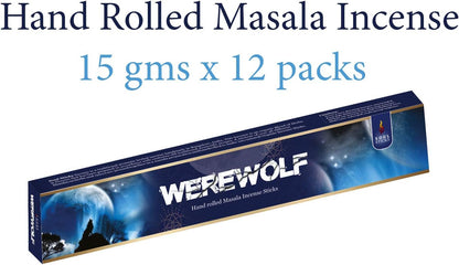 Soul Sticks Werewolf Masala Incense Sticks - 15 g (12 Pack)