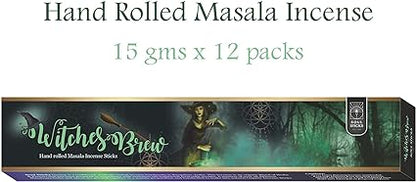 Soul Sticks Witches Brew Masala Incense Sticks - 15 g (12 Pack)