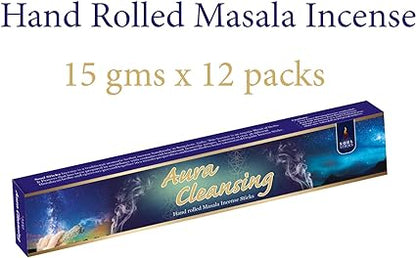 Soul Sticks Aura Cleansing Masala Incense Sticks - 15 g (12 Pack)