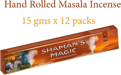 Soul Sticks Shaman's Magic Masala Incense Sticks - 15 g (12 Pack)